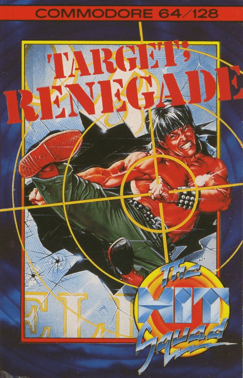 Target Renegade box art for Commodore 64